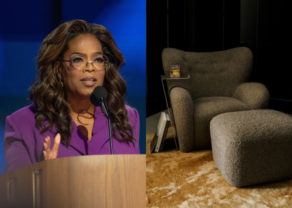 4. Oprah Winfrey - The Papa Teddy Chair
